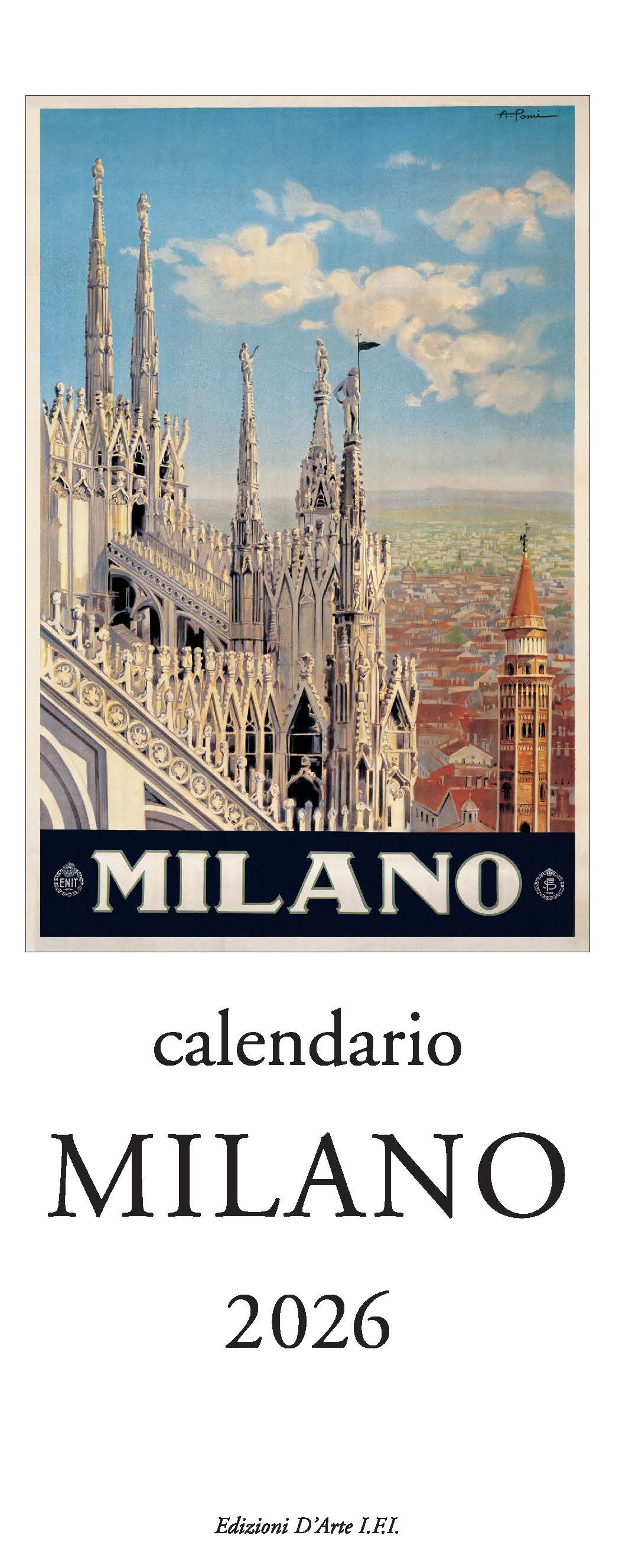 2026 Milano - Slim Wall Calendar