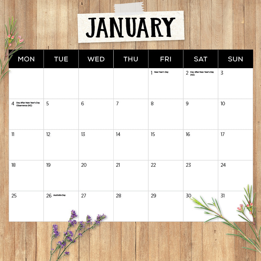 2027 Classic Cows - Square Wall Calendar