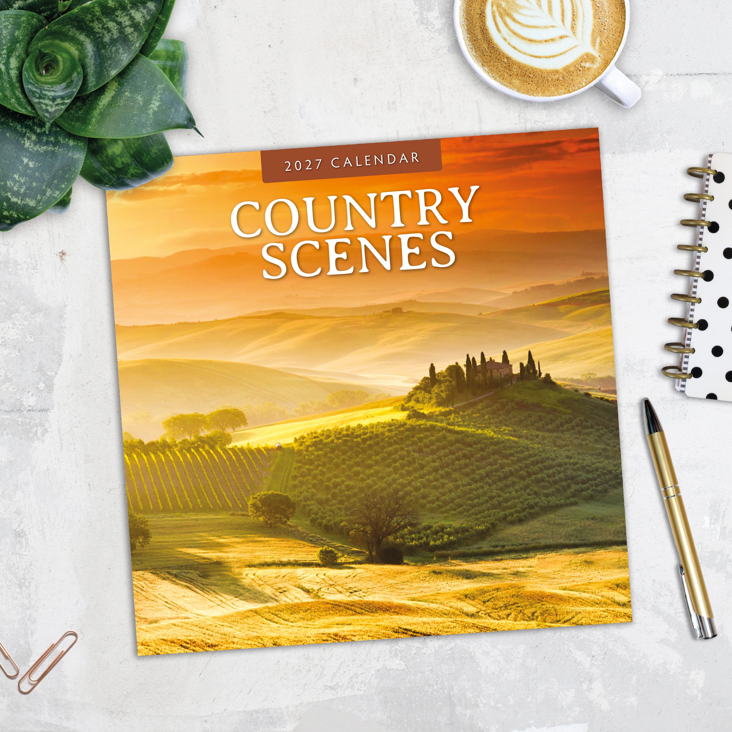 2027 Country Scenes - Square Wall Calendar