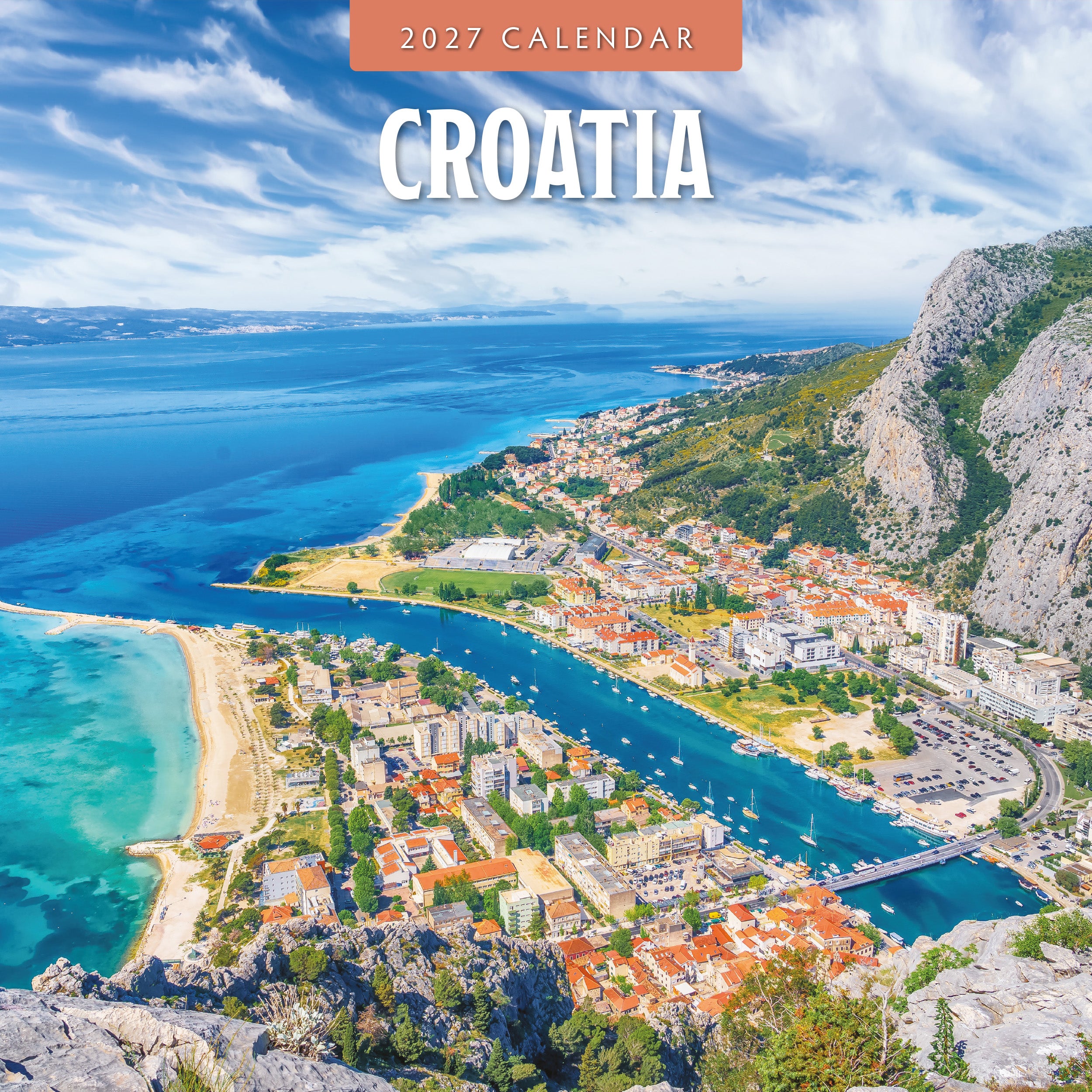 2027 Croatia - Square Wall Calendar