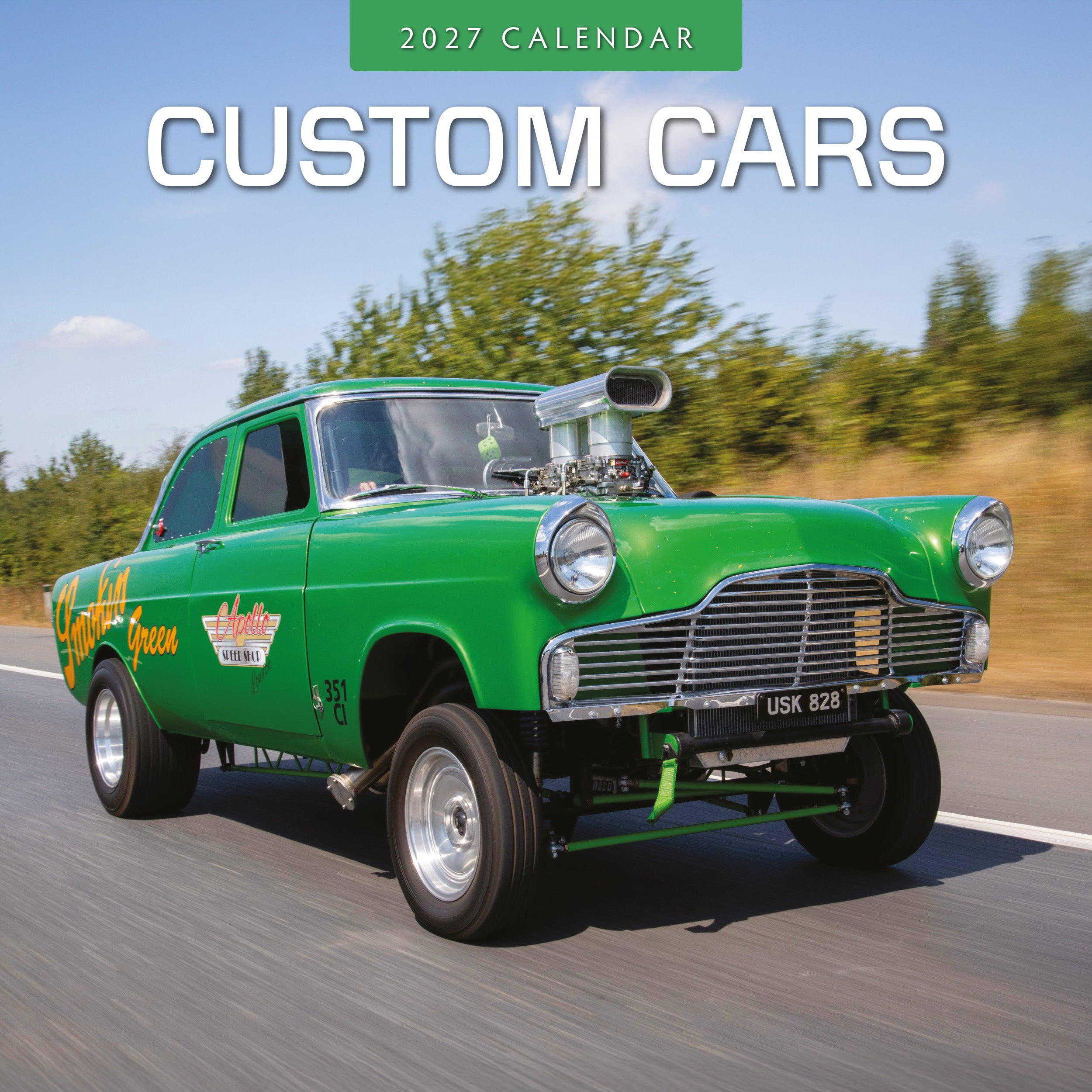 2027 Custom Cars - Square Wall Calendar