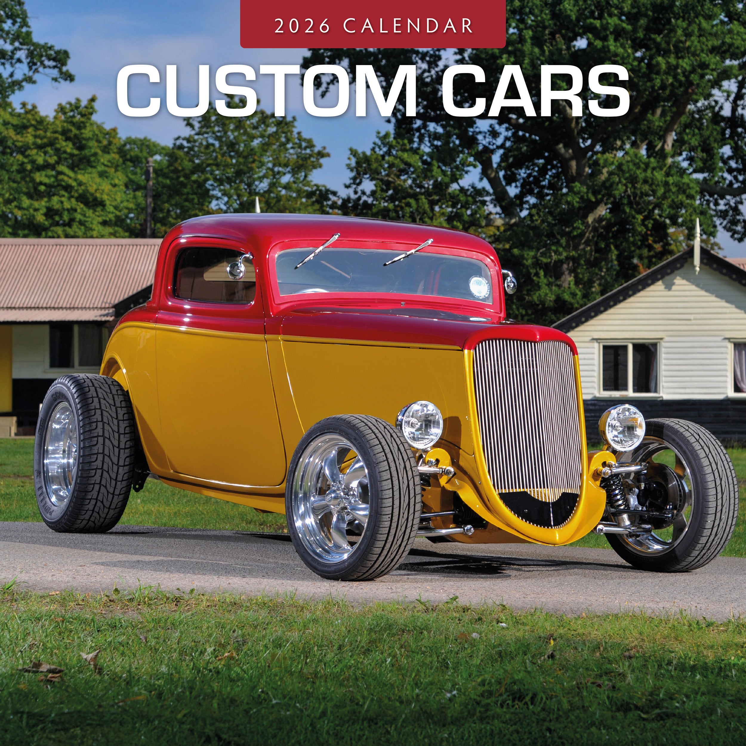 2026 Custom Cars - Square Wall Calendar