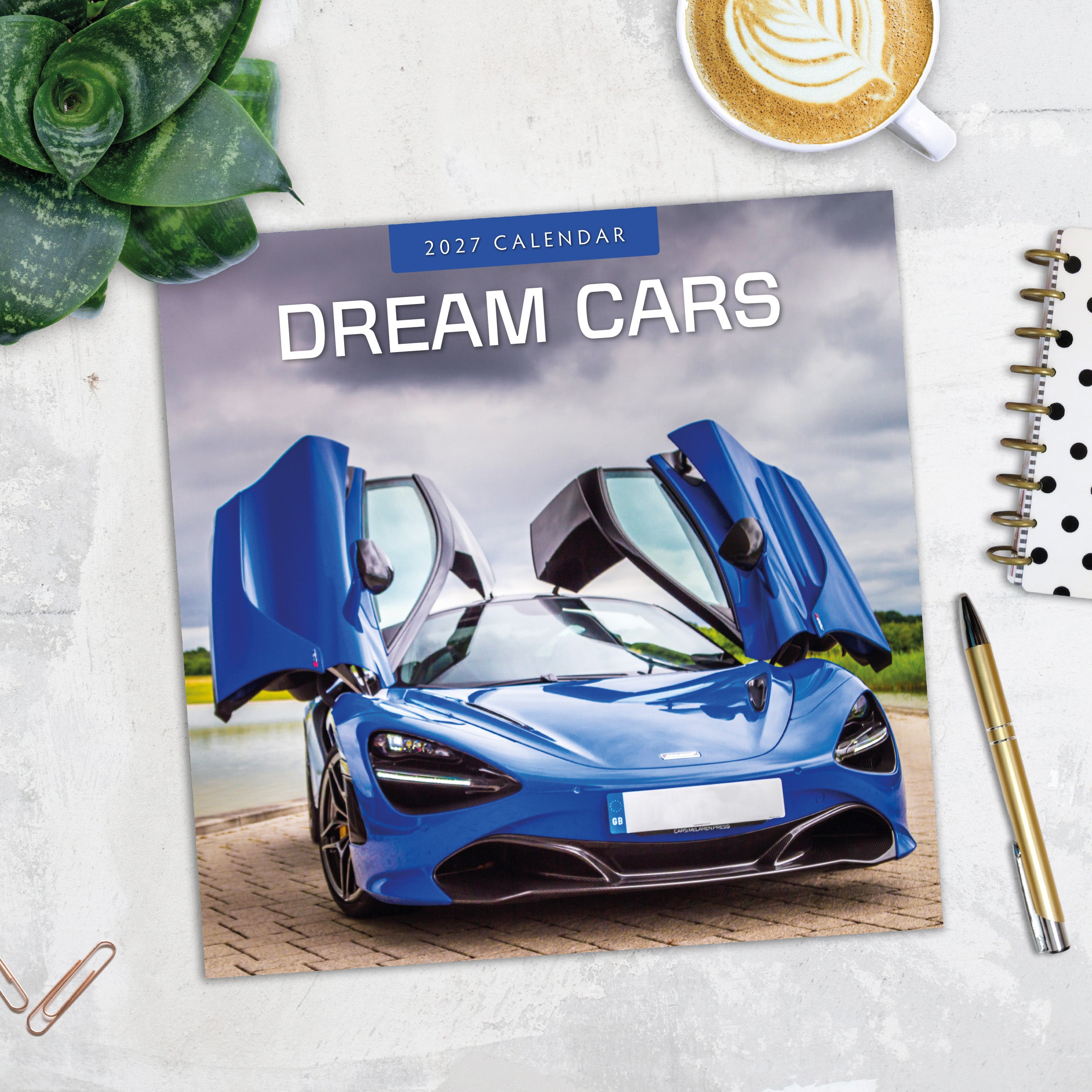 2027 Dream Cars - Square Wall Calendar