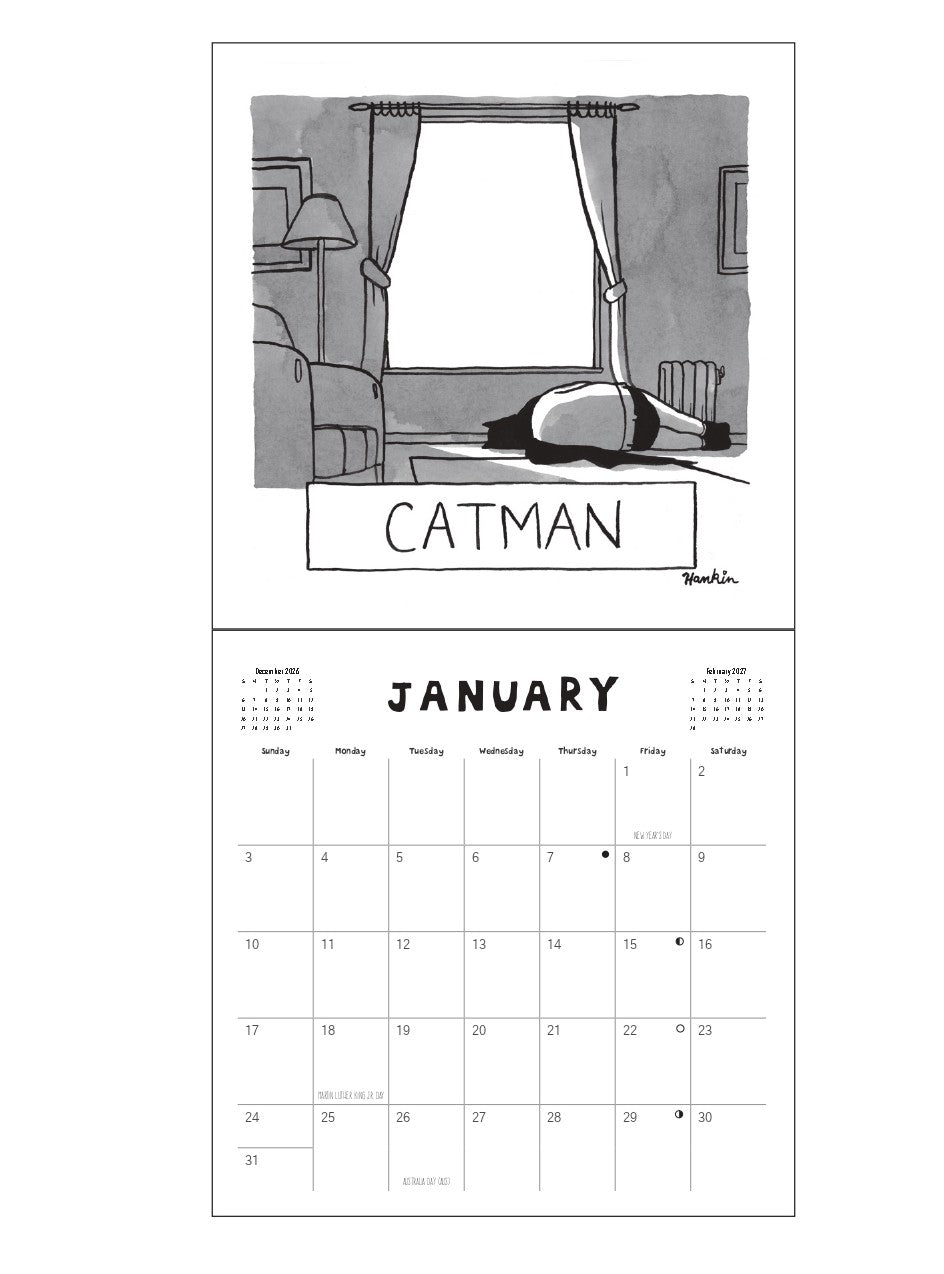 2027 Cats - Square Wall Calendar