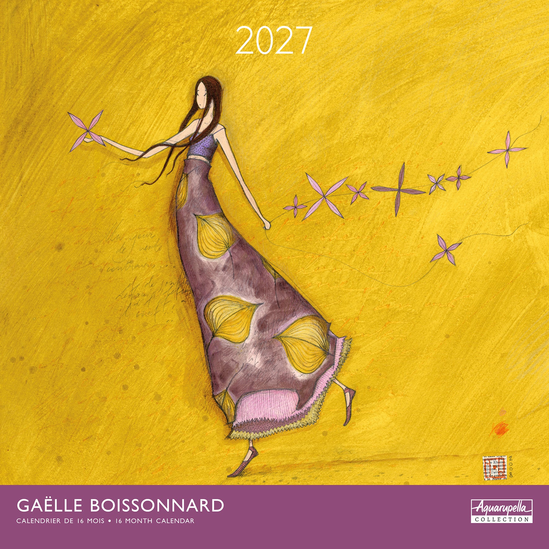 2027 G. Boissonnard-The Smile of the Wind - Square Wall Calendar