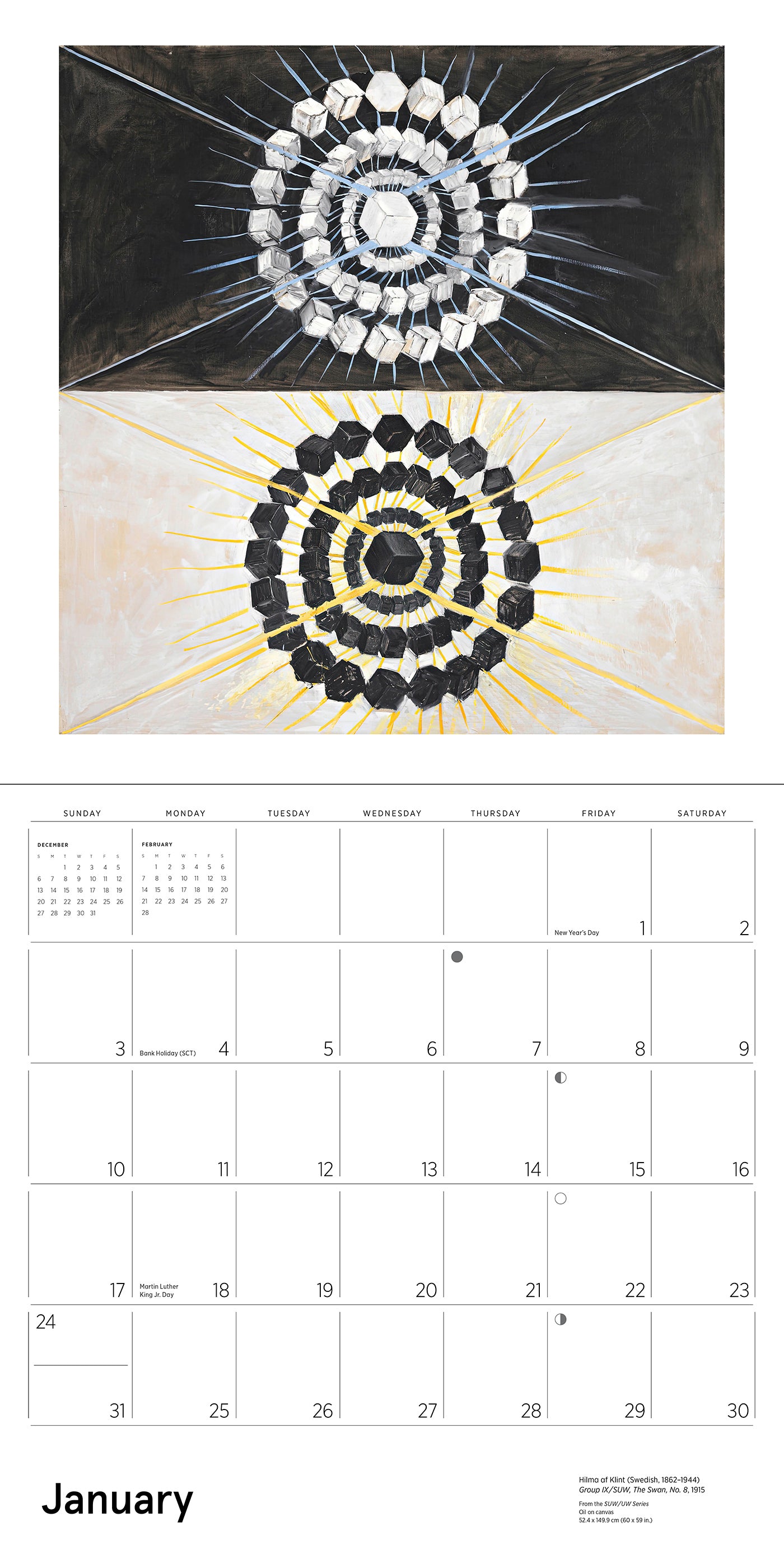 2027 Hilma af Klint - Square Wall Calendar