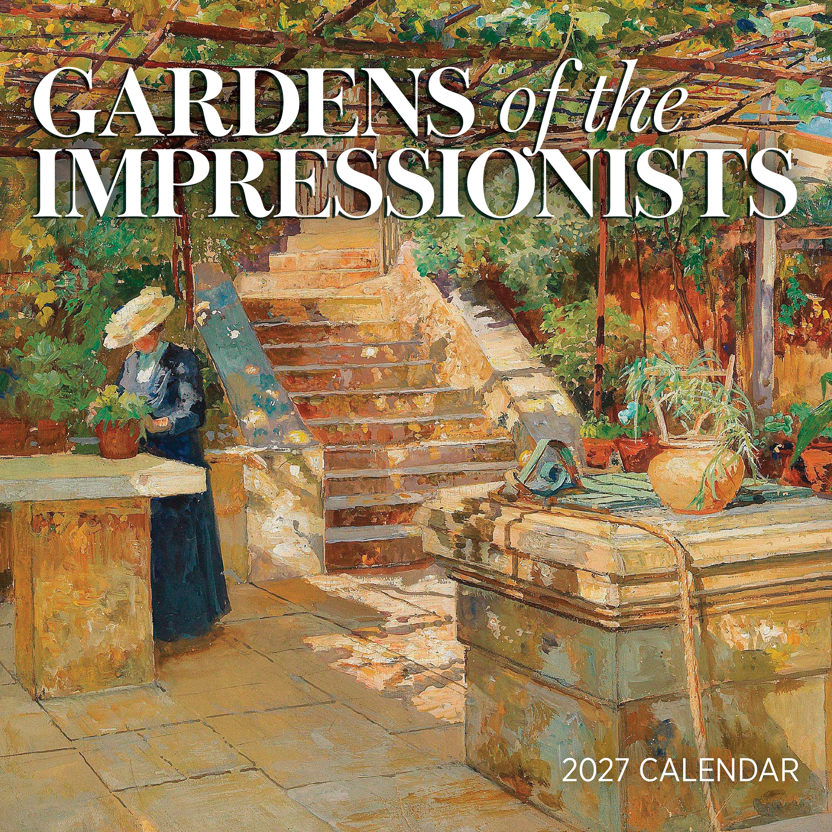 2027 Gardens of the Impressionists - Square Wall Calendar