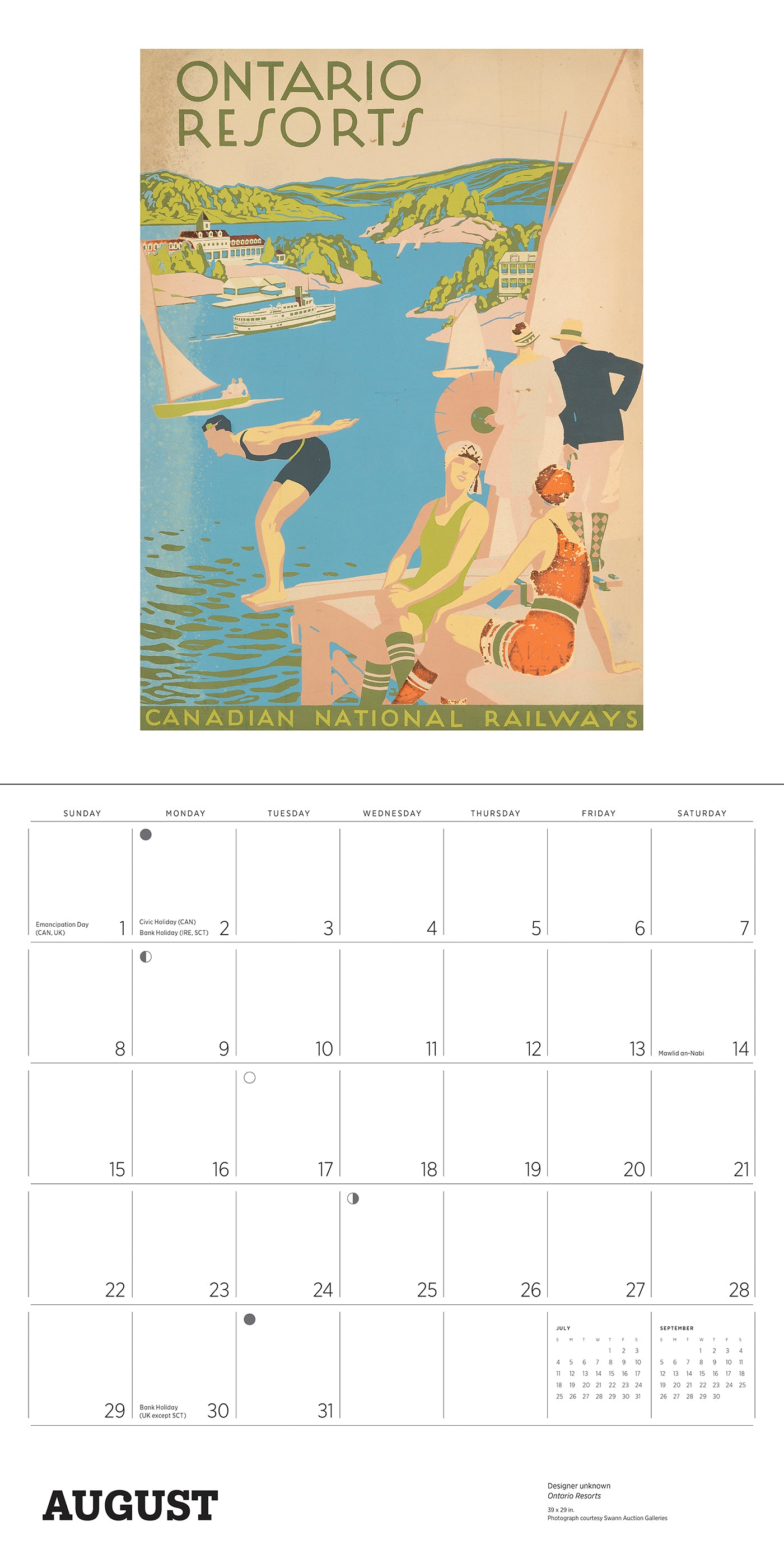2027 Canada - Square Wall Calendar