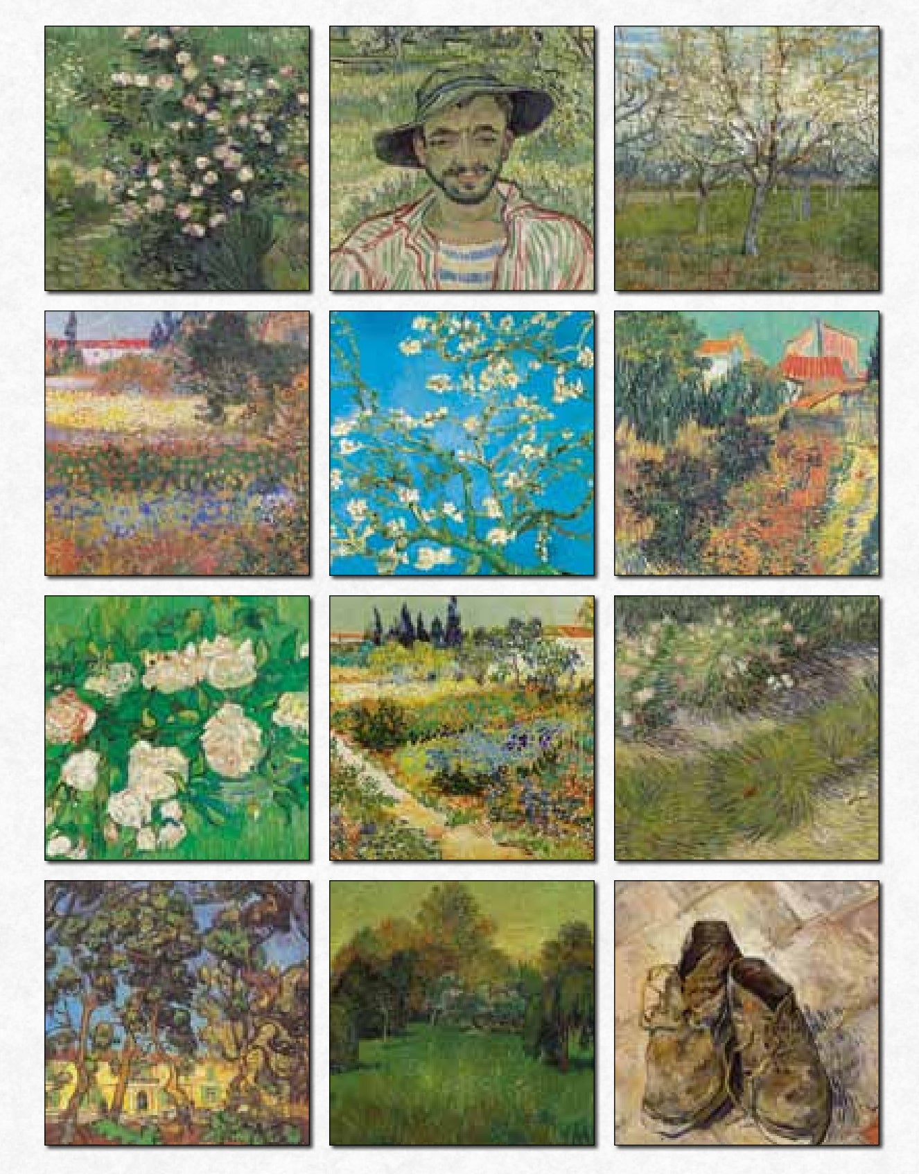2027 Van Gogh From Vincent's Garden - Square Wall Calendar