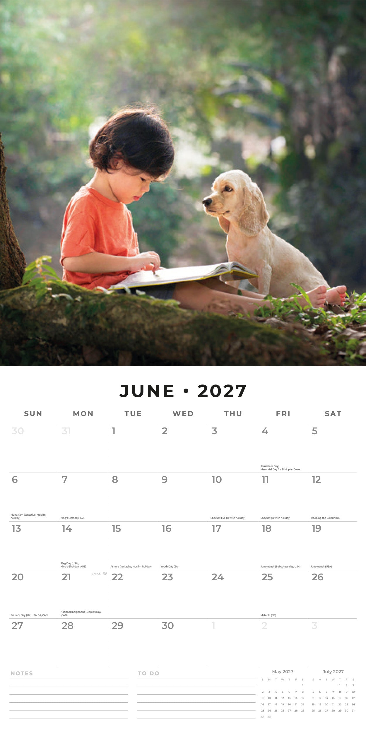 2027 Friendship - Square Wall Calendar