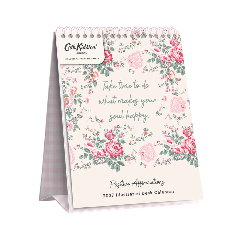 2027 Positive Affirmations - Desk Easel Calendar
