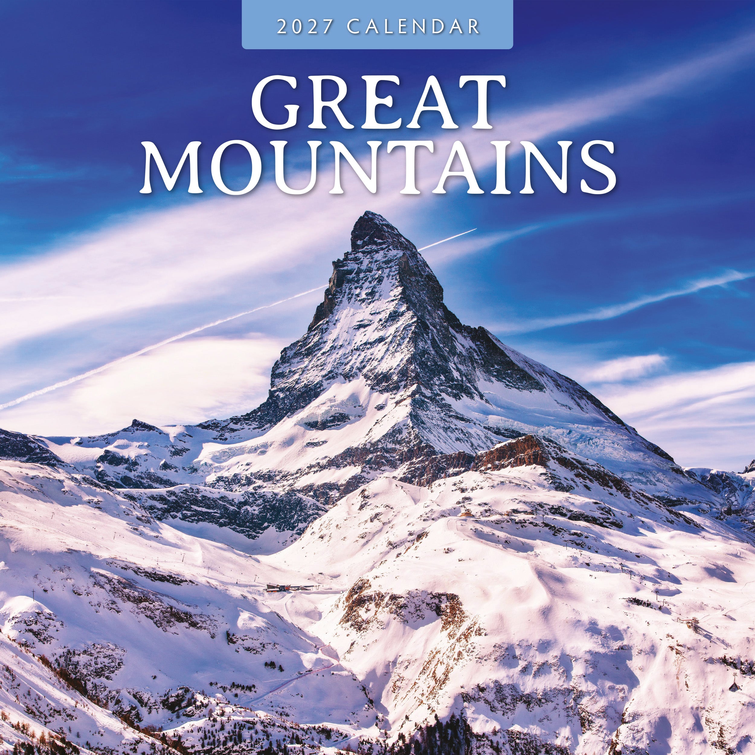 2027 Great Mountains - Square Wall Calendar