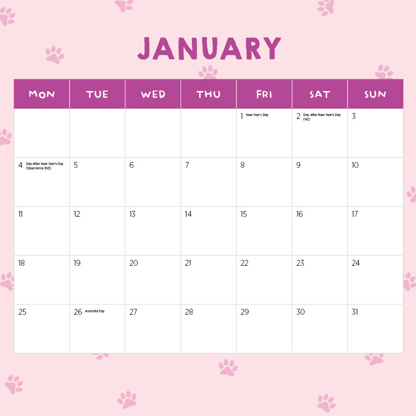 2027 Guilty Dogs - Square Wall Calendar