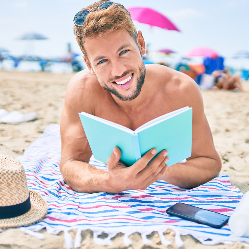 2027 Hot Guys Reading - Square Wall Calendar