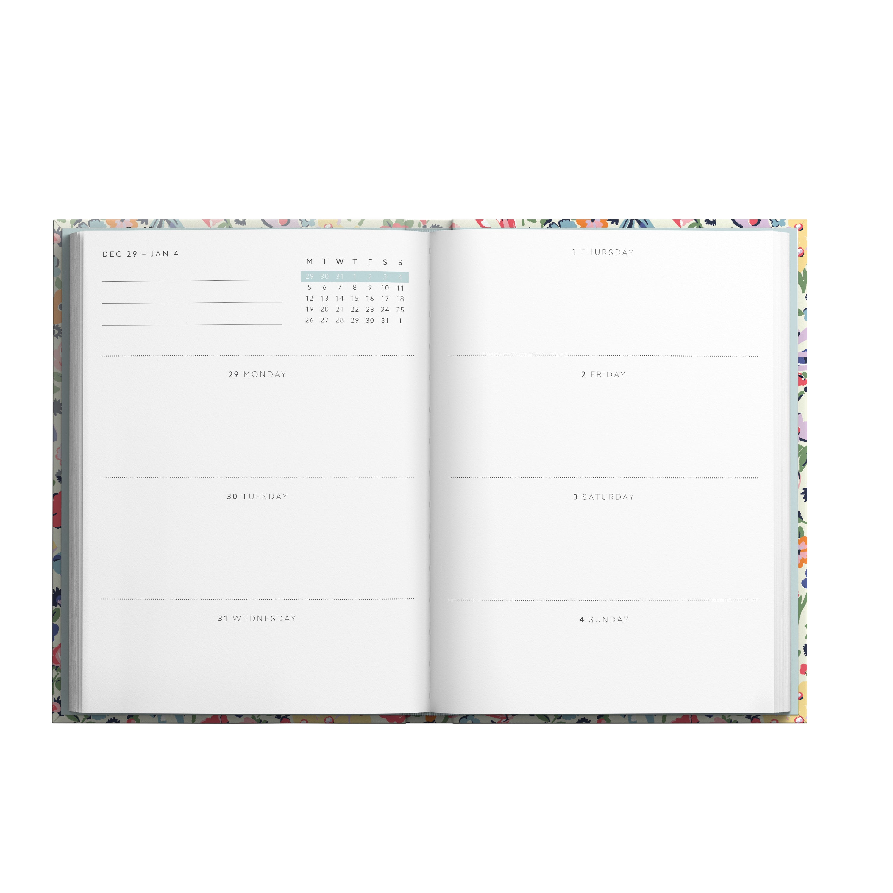 2027 Stars and Flowers by Cath Kidston - Monthly & Weekly Diary/Planner