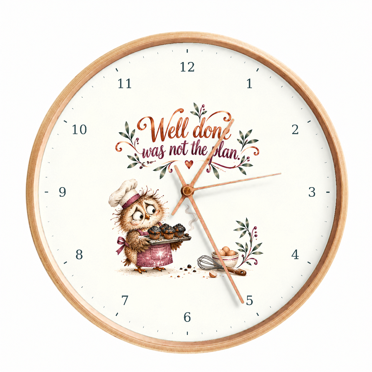 IMAGE_01_Front_-_Funny_Owl_Baker_Wall_Clock_30cm_Wooden_Frame_-_WC-H083_-_649310204311.png