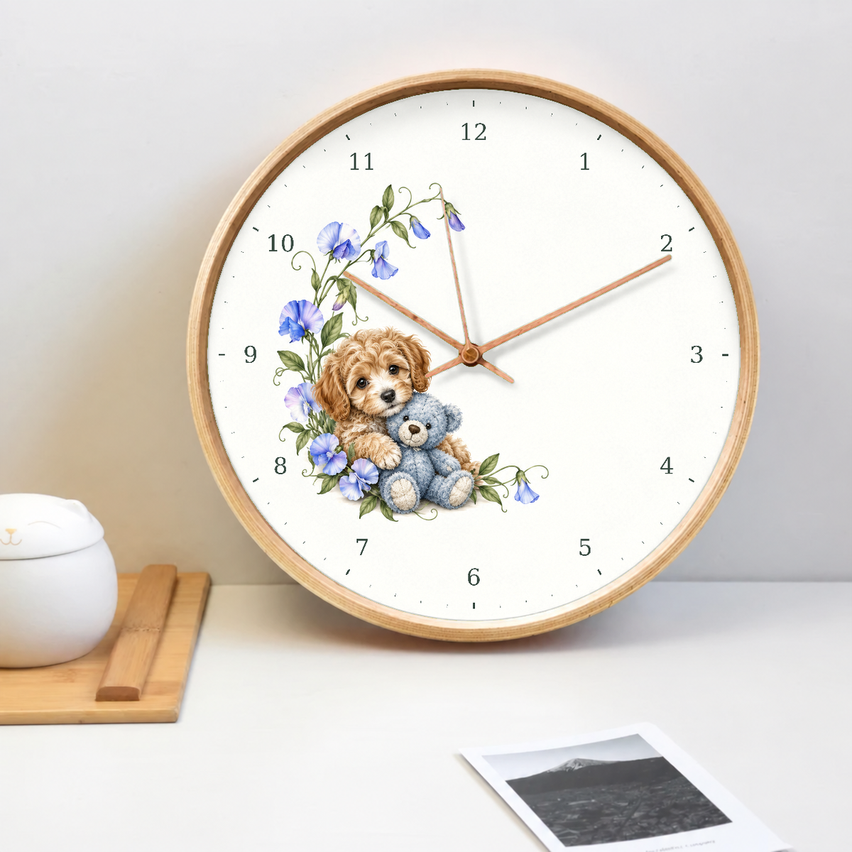IMAGE_02_Tabletop_-_Cavoodle_Teddy_Wall_Clock_30cm_Wooden_Frame_-_WC-D047_-_649310203956.png