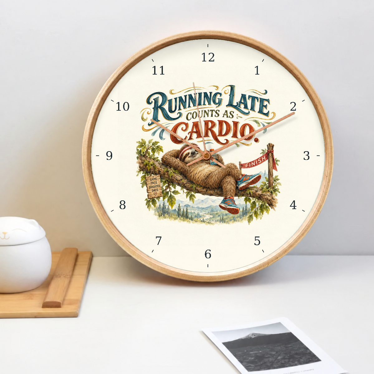 IMAGE_02_Tabletop_-_Funny_Hammock_Sloth_Wall_Clock_30cm_Wooden_Frame_-_WC-H059_-_649310204076.png