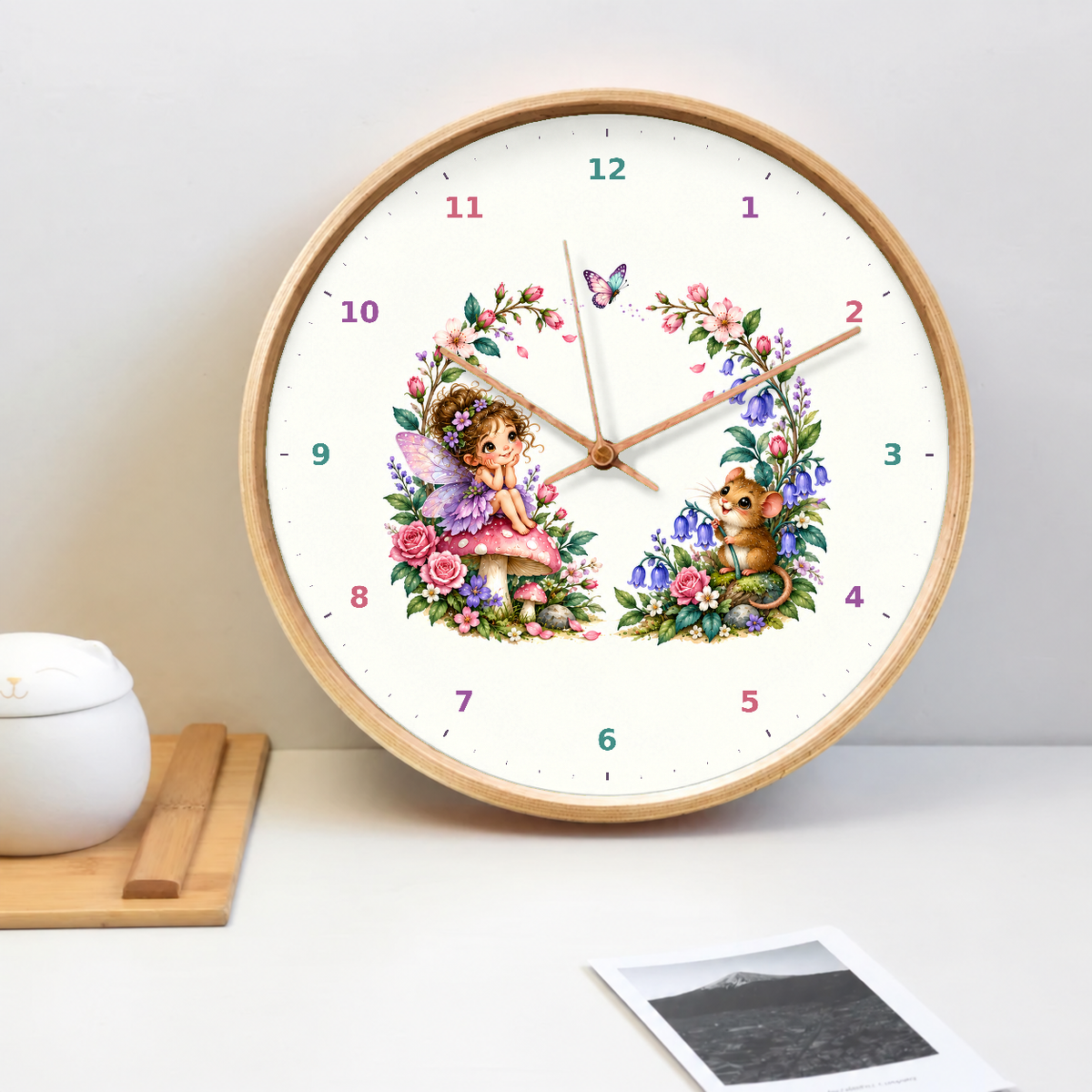 IMAGE_02_Tabletop_-_Kids_Flower_Fairy_Wall_Clock_30cm_Wooden_Frame_-_WC-K090_-_649310204380.png