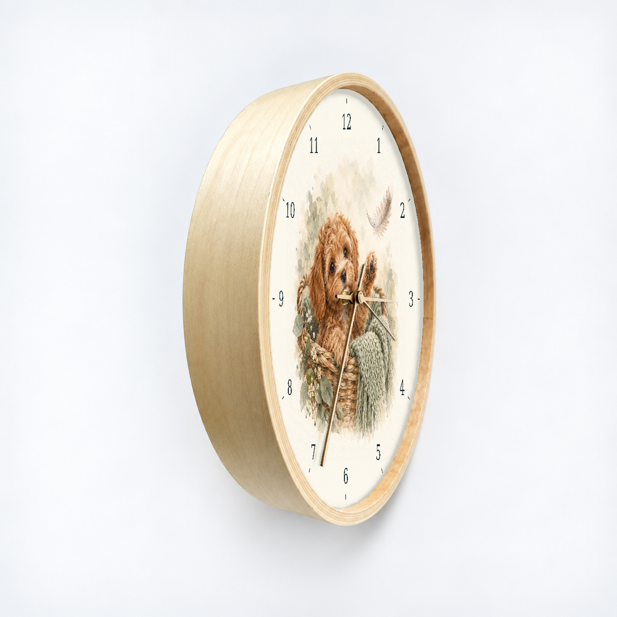 IMAGE_03_Angled_-_Cavoodle_Basket_Wall_Clock_30cm_Wooden_Frame_-_WC-D048_-_649310203963.png