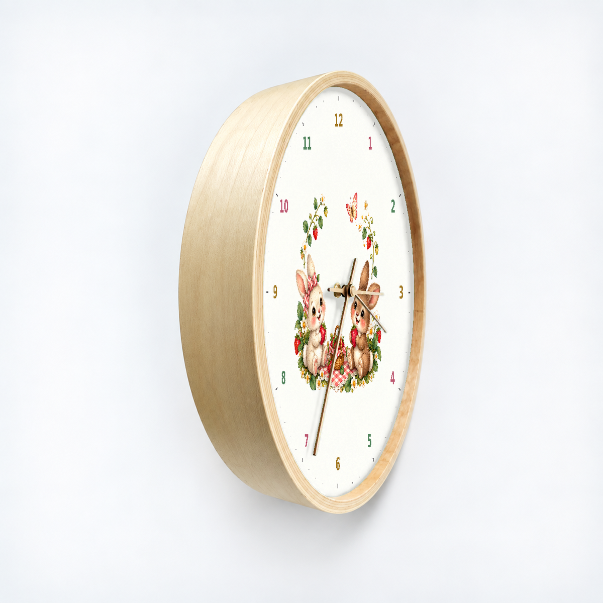 IMAGE_03_Angled_-_Kids_Bunny_Picnic_Wall_Clock_30cm_Wooden_Frame_-_WC-K096_-_649310204441.png