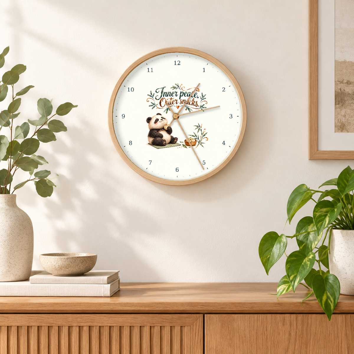 IMAGE_04_Wall_-_Funny_Yoga_Panda_Wall_Clock_30cm_Wooden_Frame_-_WC-H070_-_649310204182.png