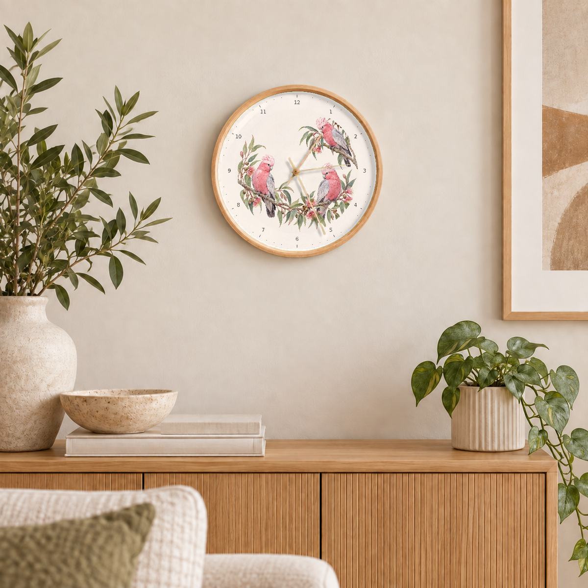 IMAGE_04_Wall_-_Galah_Bird_Wall_Clock_30cm_Wooden_Frame_-_WC-U029_-_649310203772.png