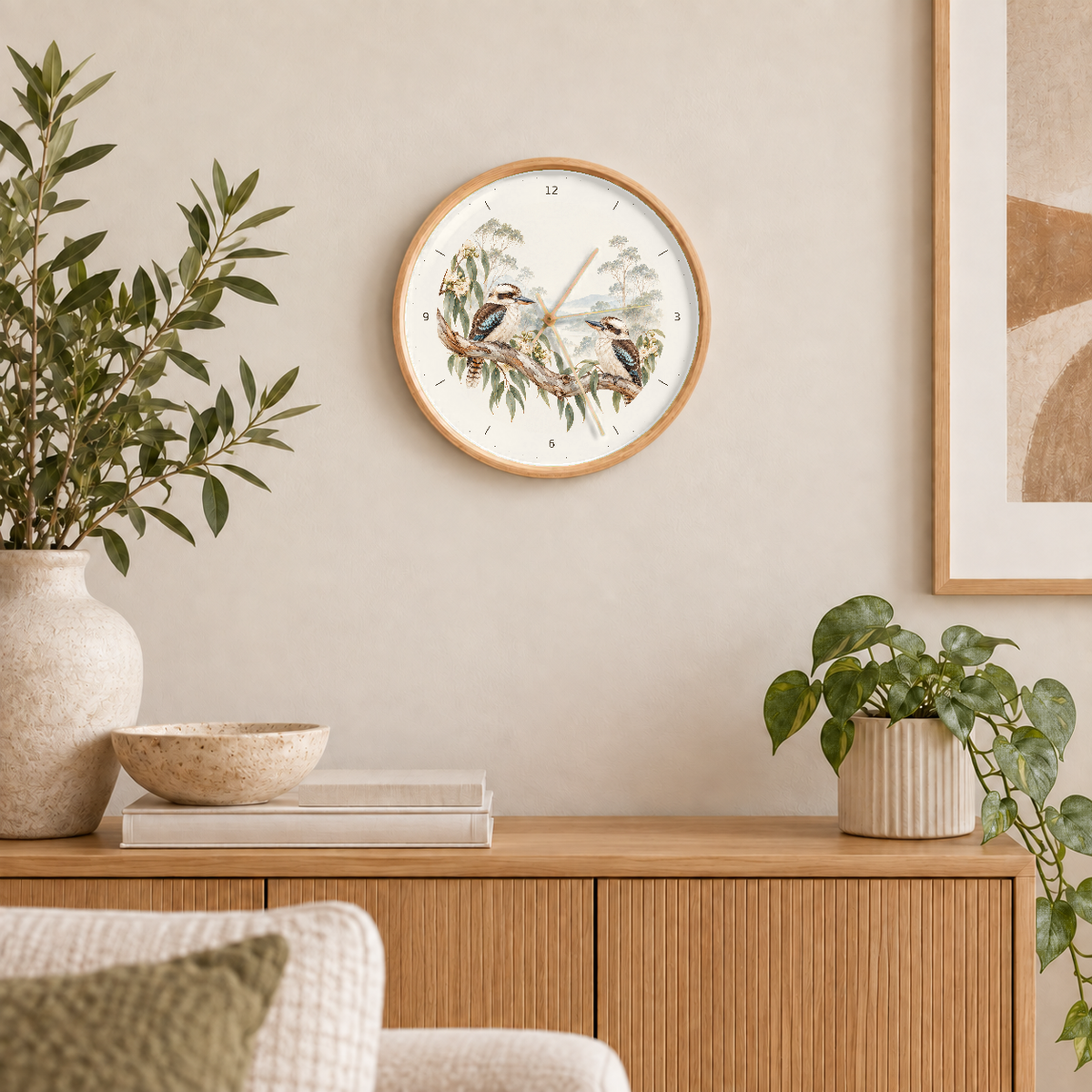 IMAGE_04_Wall_-_Kookaburra_Wall_Clock_30cm_Wooden_Frame_-_WC-U025_-_649310203734.png
