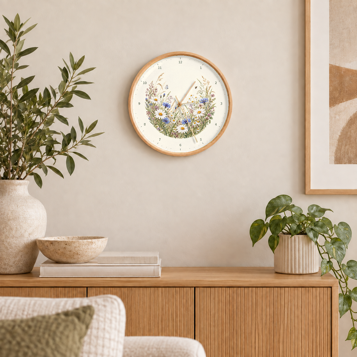 IMAGE_04_Wall_-_Wildflower_Meadow_Wall_Clock_30cm_Wooden_Frame_-_WC-F020_-_649310203680.png