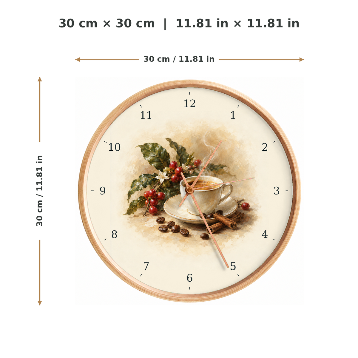 IMAGE_05_Measurements_-_Coffee_Botanical_Wall_Clock_30cm_Wooden_Frame_-_WC-F014_-_649310203628.png