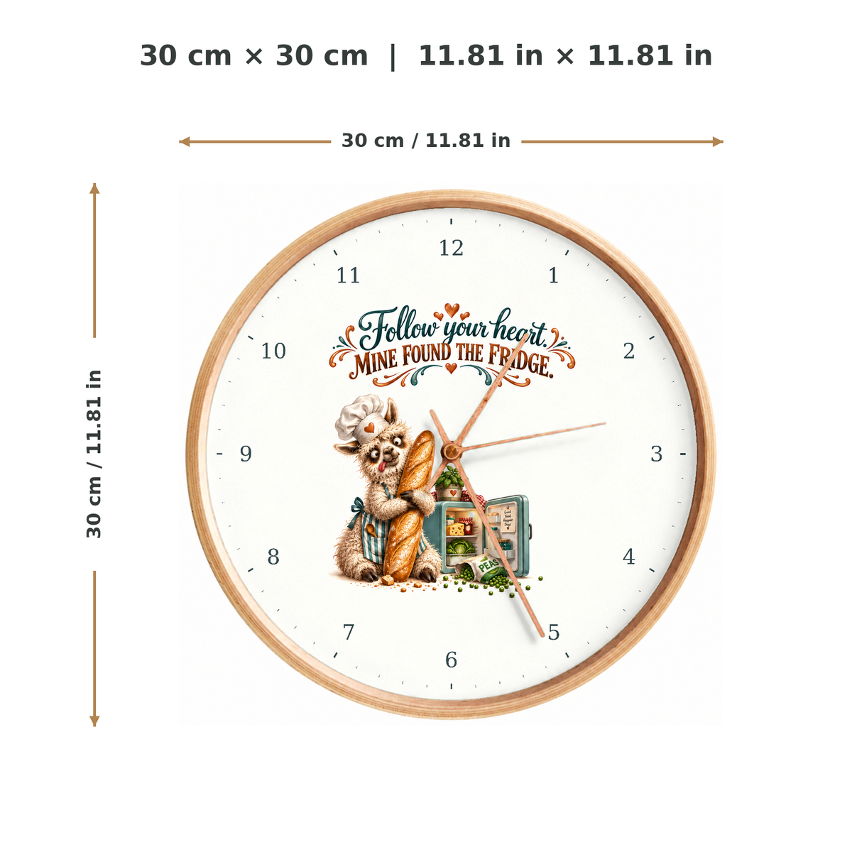 IMAGE_05_Measurements_-_Funny_Dog_Chef_Wall_Clock_30cm_Wooden_Frame_-_WC-H064_-_649310204120.png