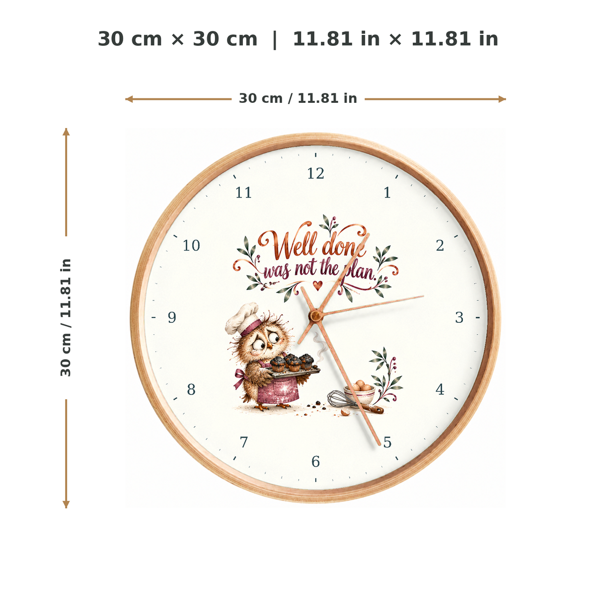 IMAGE_05_Measurements_-_Funny_Owl_Baker_Wall_Clock_30cm_Wooden_Frame_-_WC-H083_-_649310204311.png