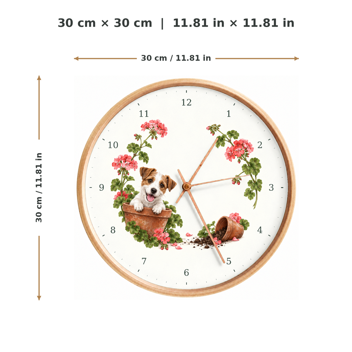 IMAGE_05_Measurements_-_Jack_Russell_Flowerpot_Wall_Clock_30cm_Wooden_Frame_-_WC-D036_-_649310203840.png