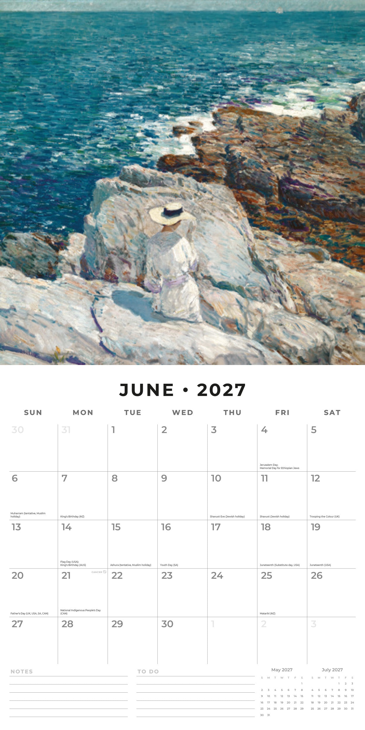 2027 Impressionists - Square Wall Calendar