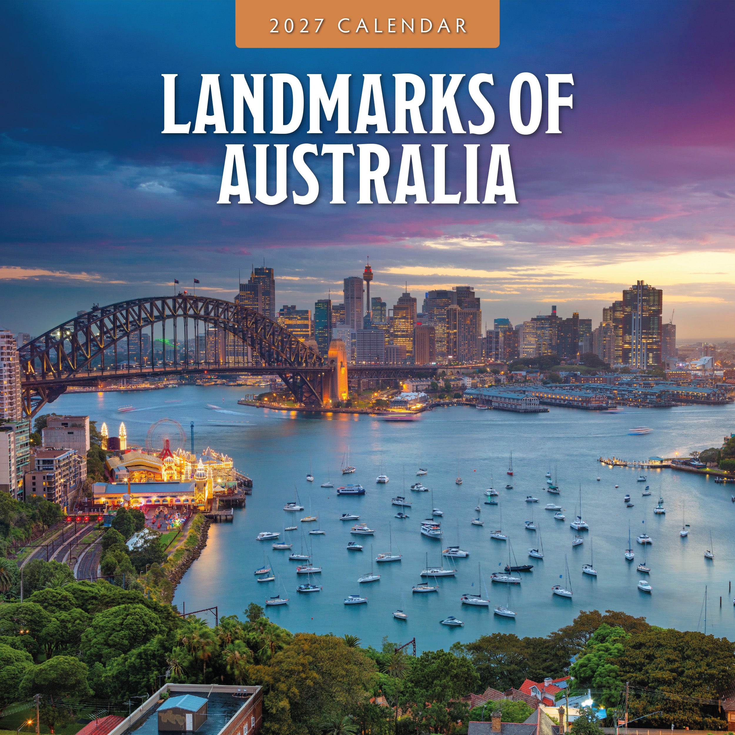 2027 Landmarks of Australia - Square Wall Calendar