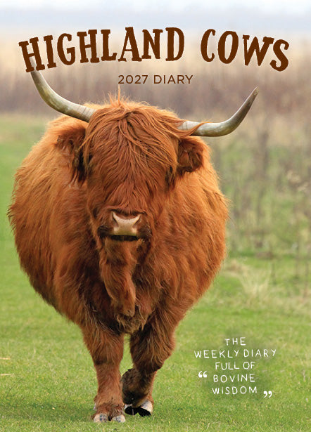 2027 Highland Cows - Weekly Diary/Planner