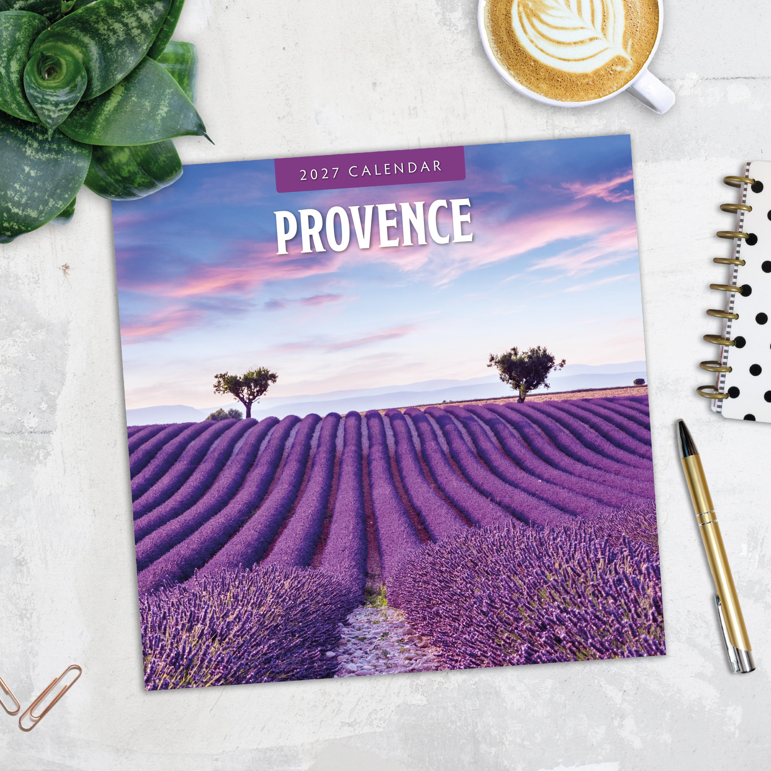 2027 Provence - Square Wall Calendar