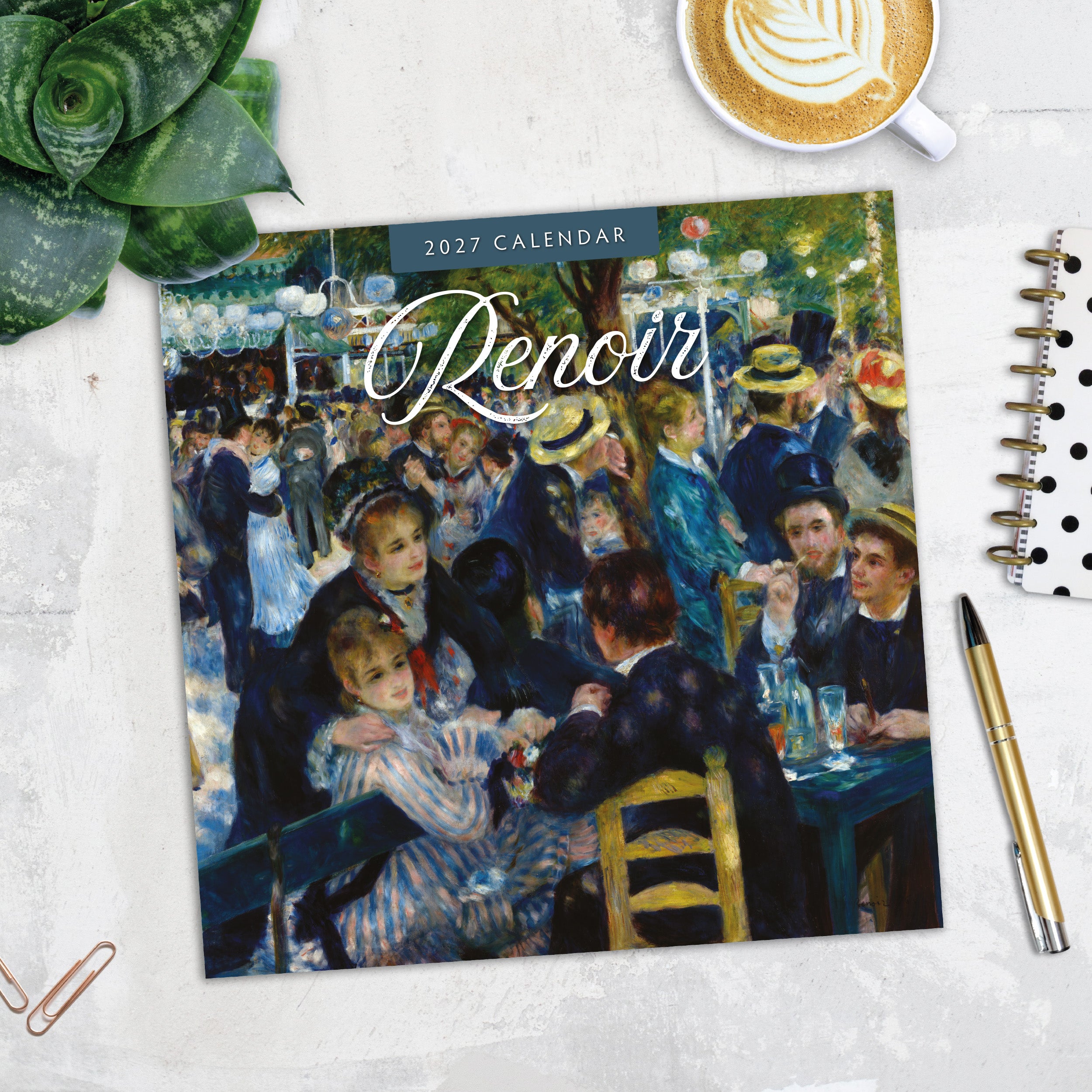 2027 Renoir - Square Wall Calendar