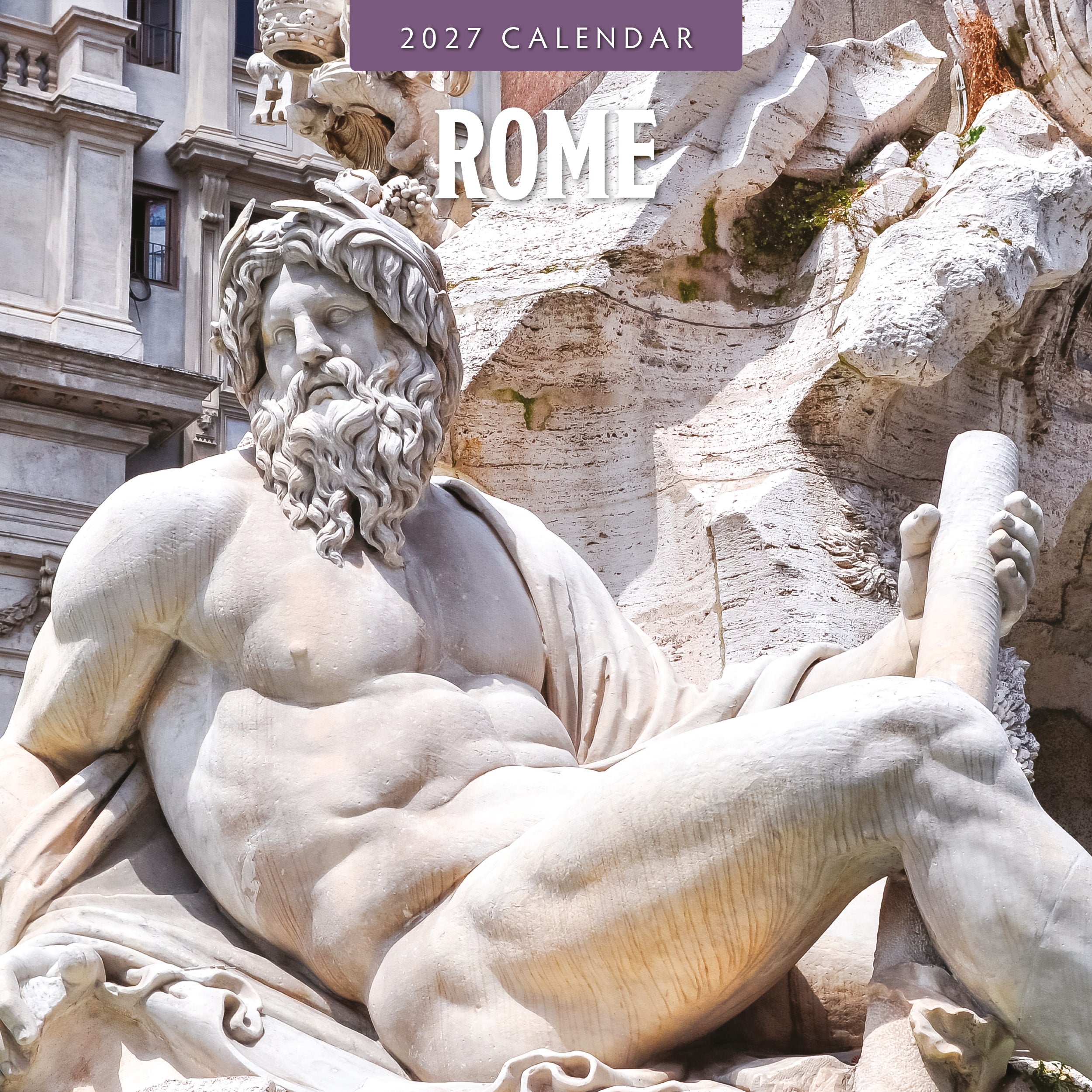 2027 Rome - Square Wall Calendar