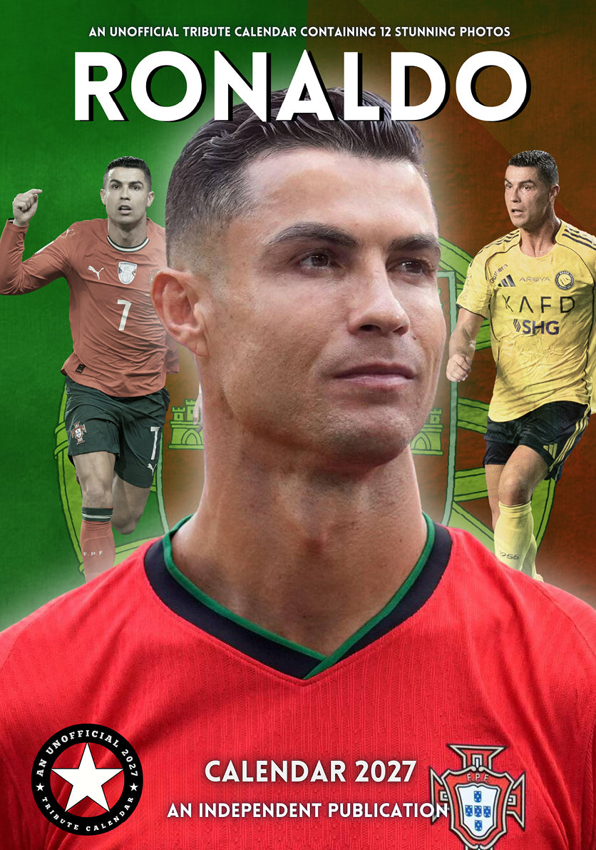 2027 Cristiano Ronaldo - A3 Wall Calendar