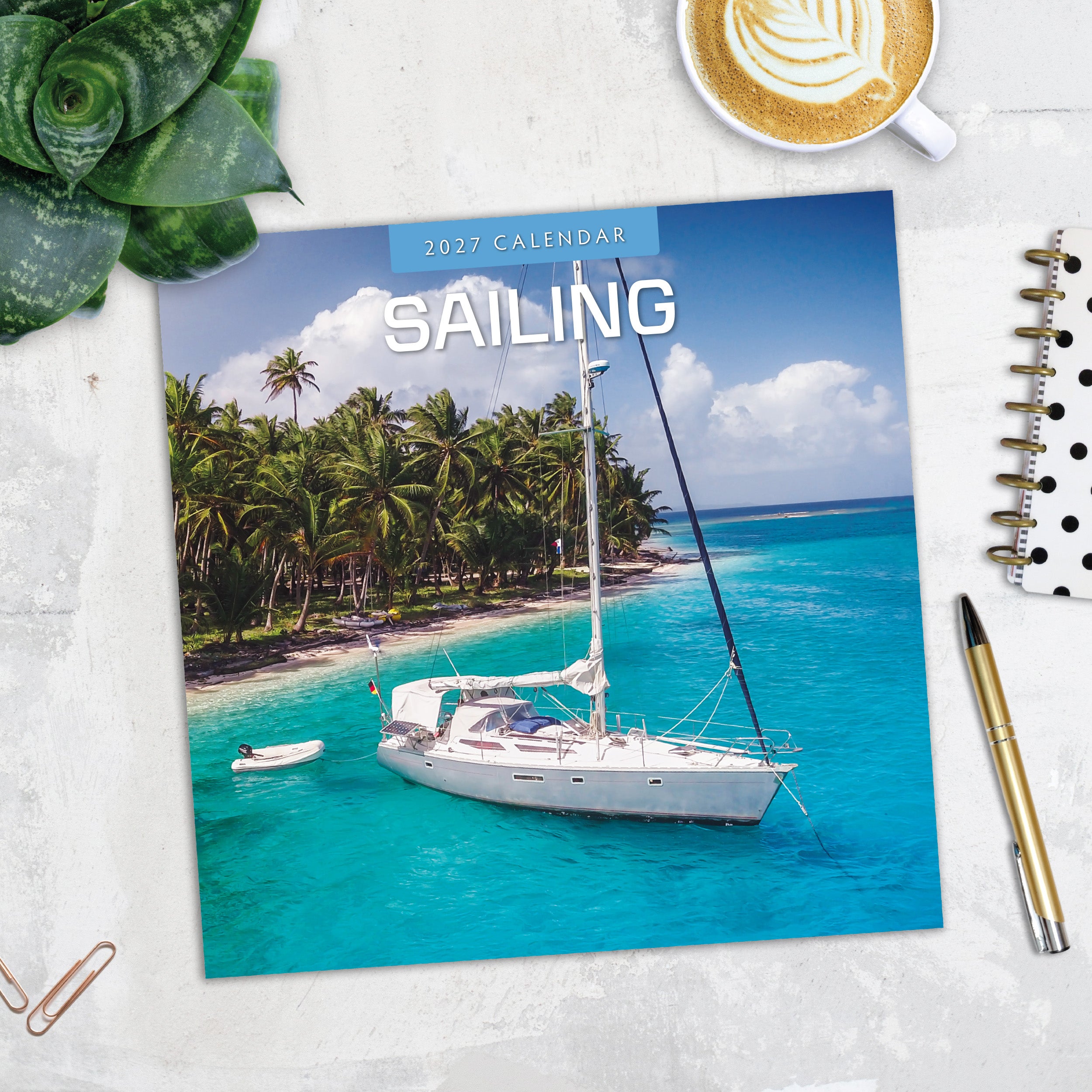 2027 Sailing - Square Wall Calendar