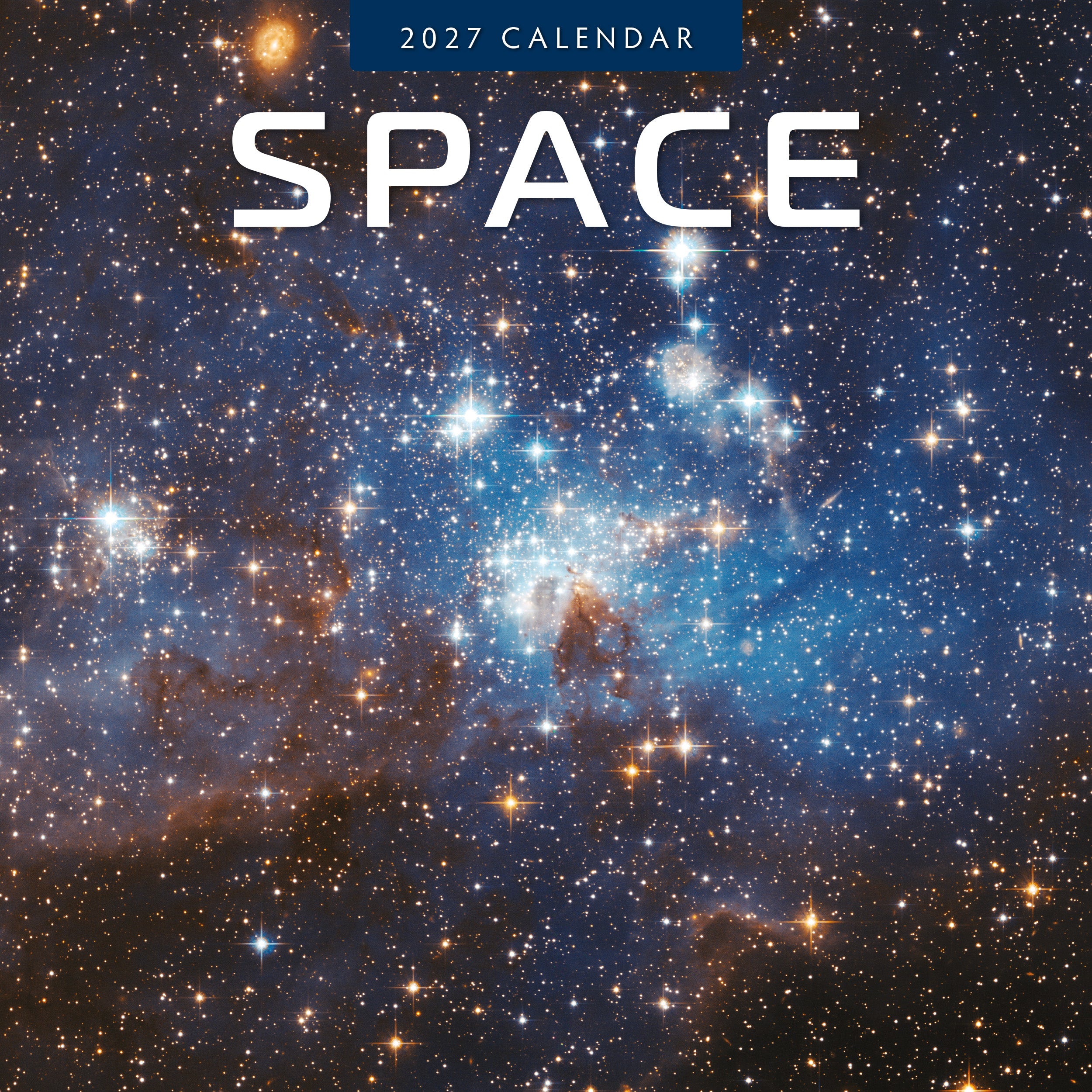 2027 Space - Square Wall Calendar