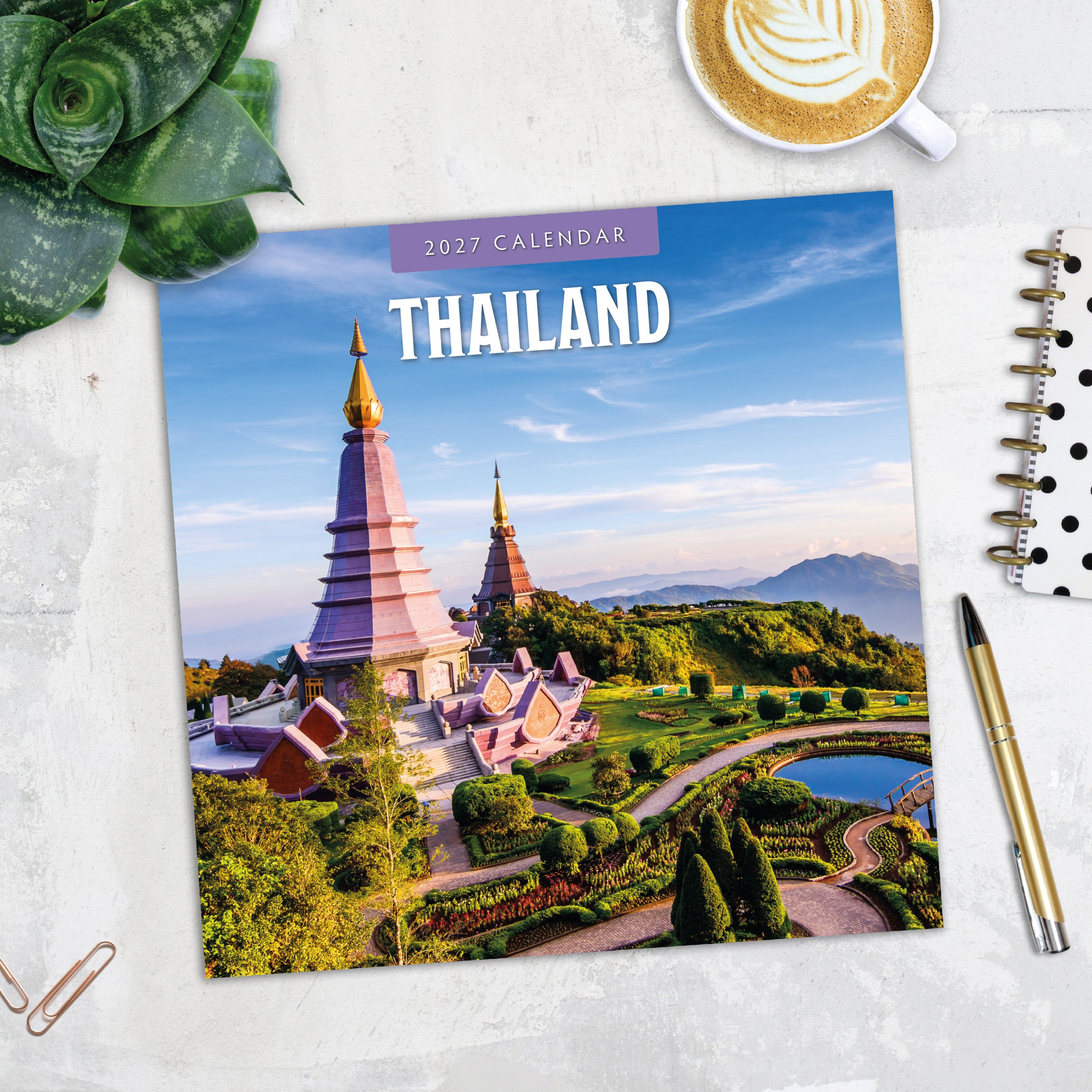 2027 Thailand - Square Wall Calendar