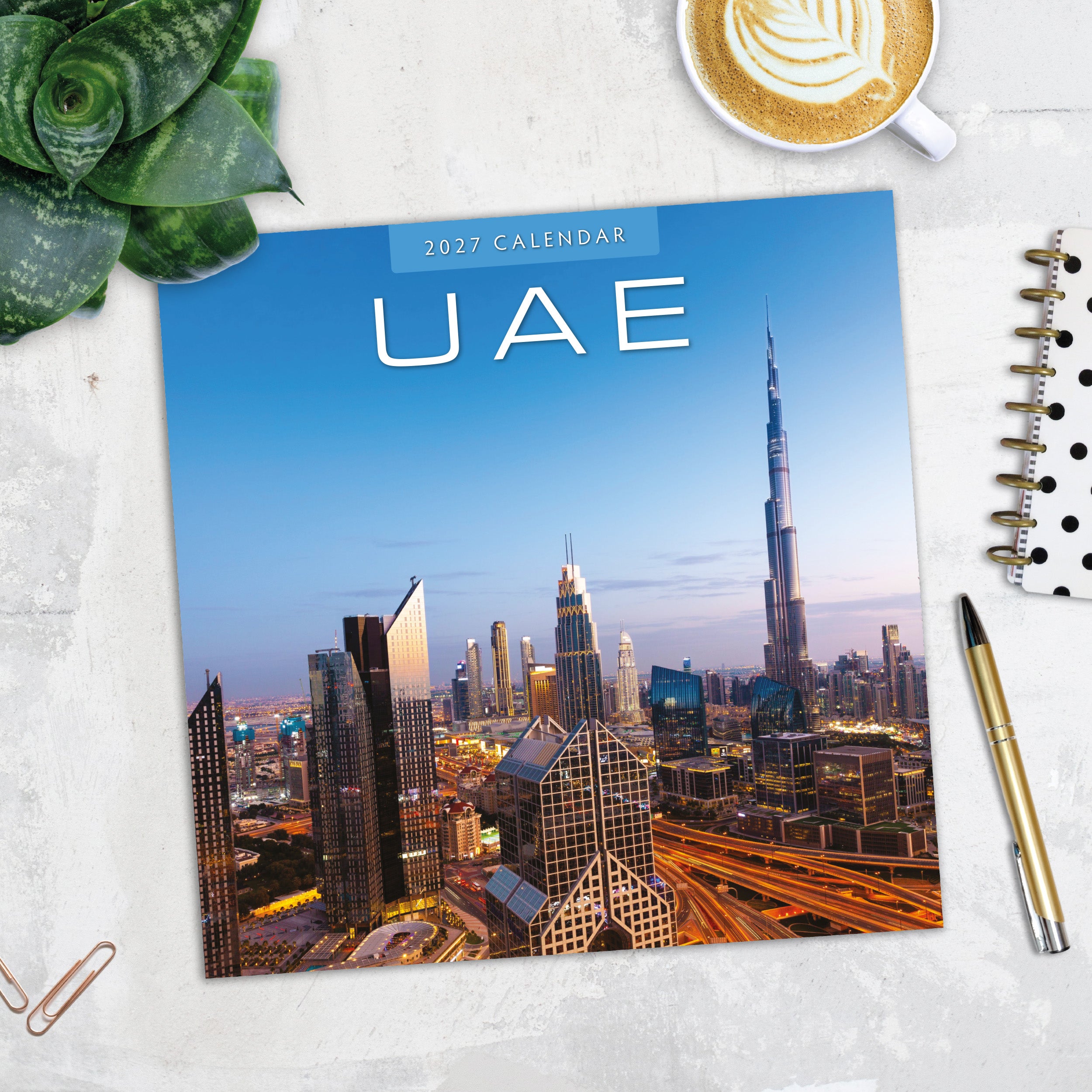 2027 UAE - Square Wall Calendar