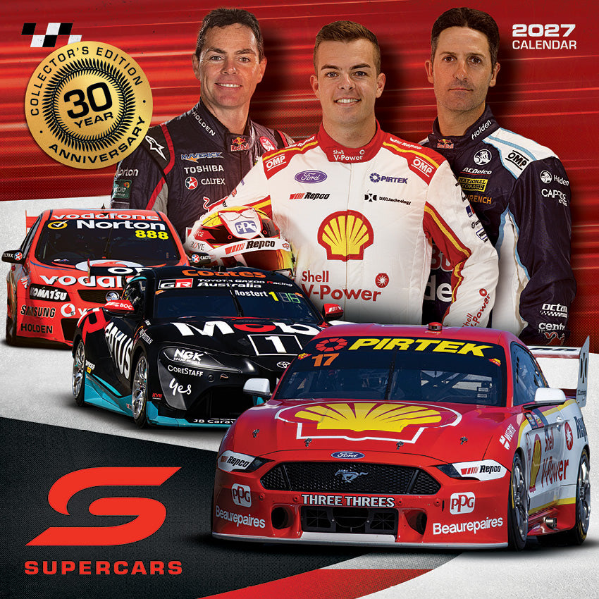 2027 V8 Supercars - Square Wall Calendar