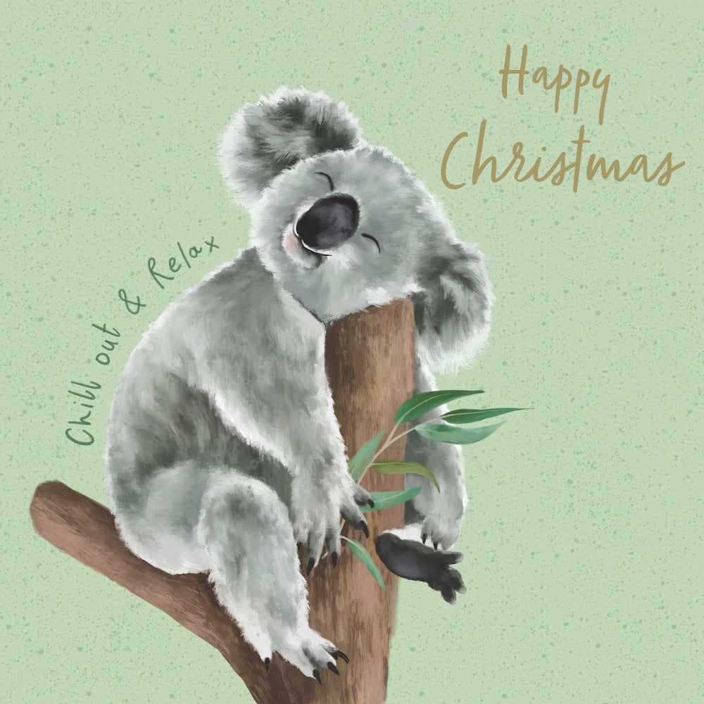 RSPCA - Happy Koala - 10 Charity Christmas Cards Pack