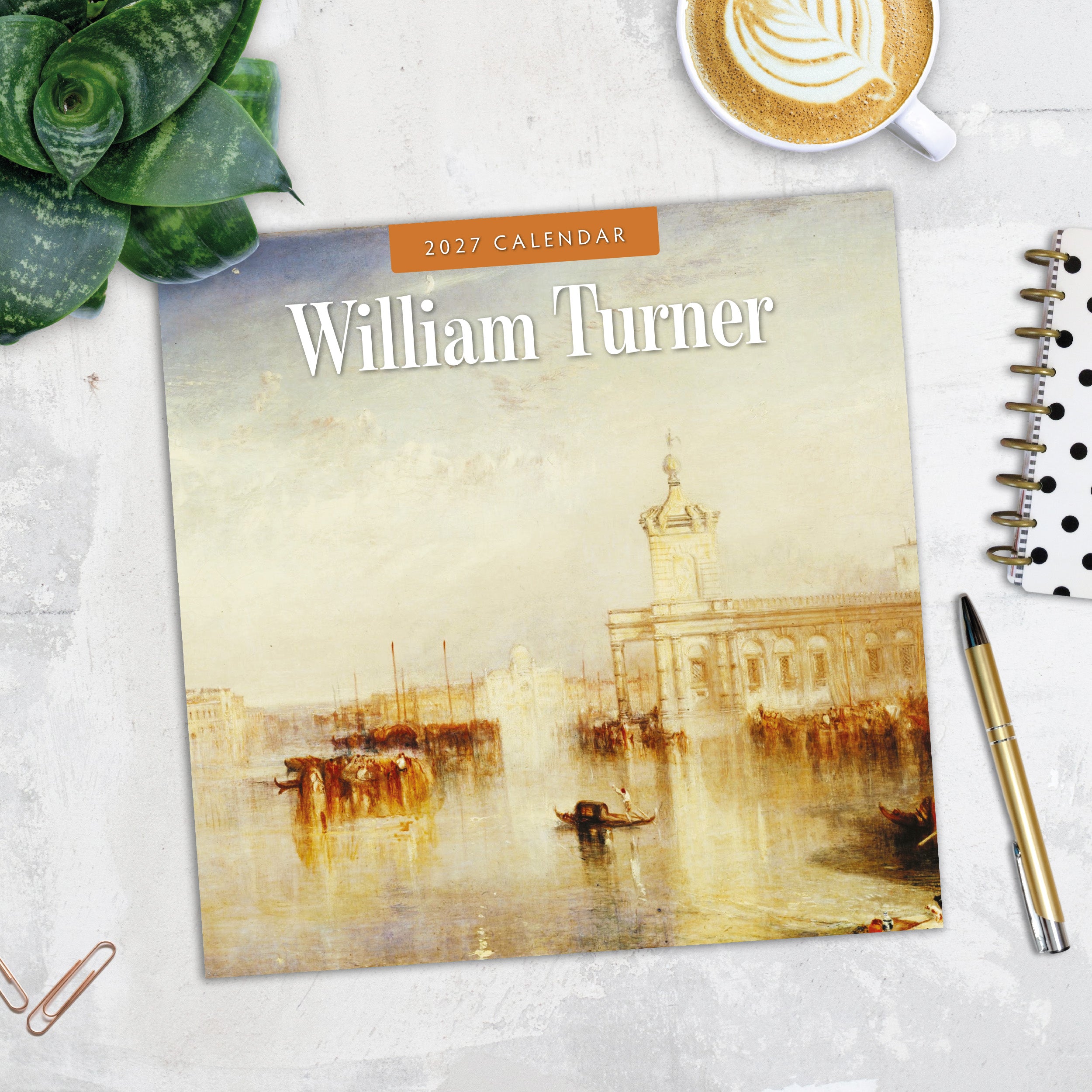 2027 William Turner - Square Wall Calendar