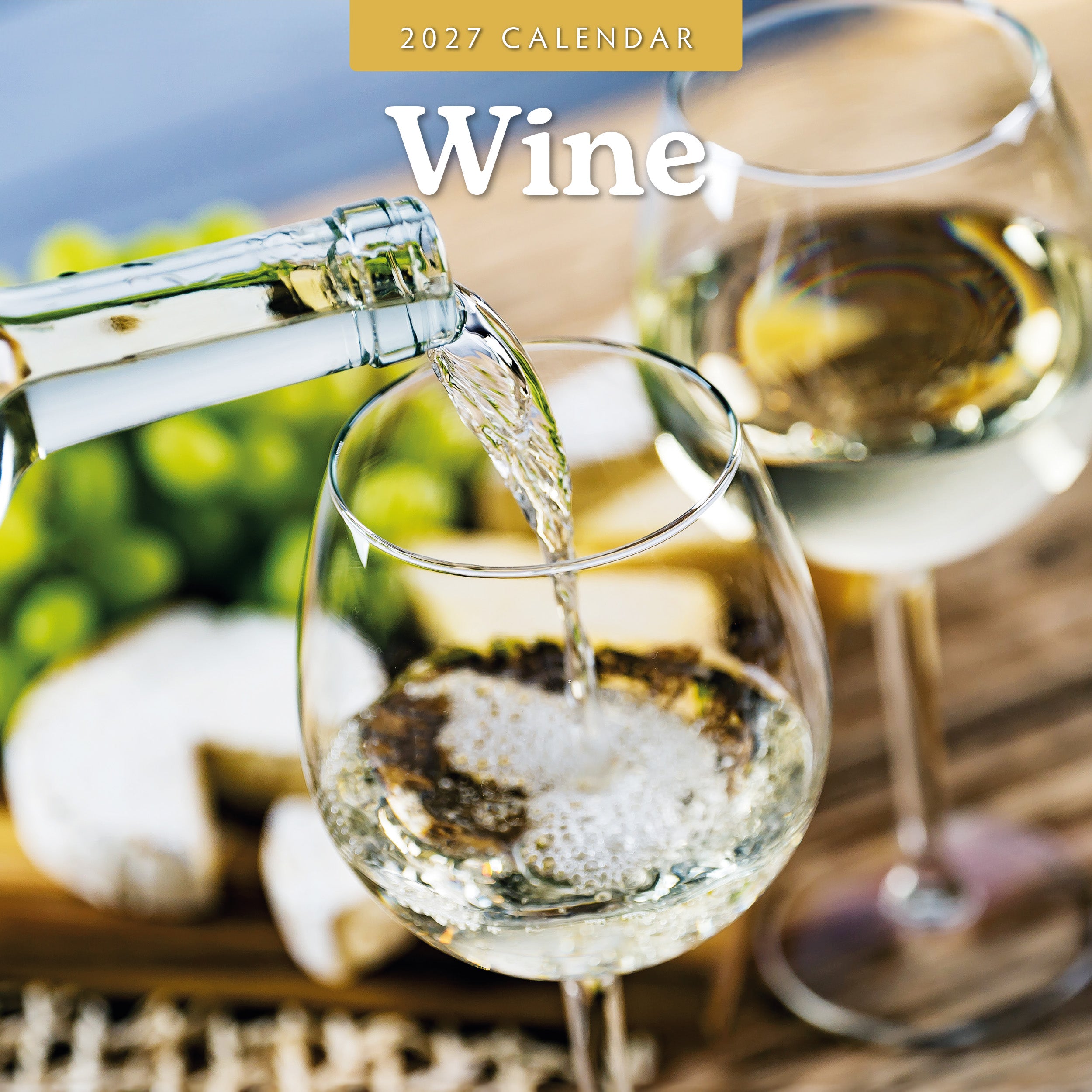 2027 Wine - Square Wall Calendar