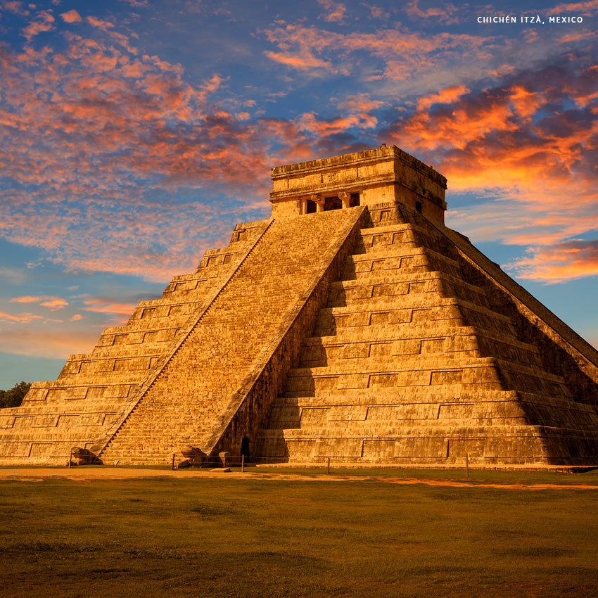 2027 Wonders Of The World - Square Wall Calendar