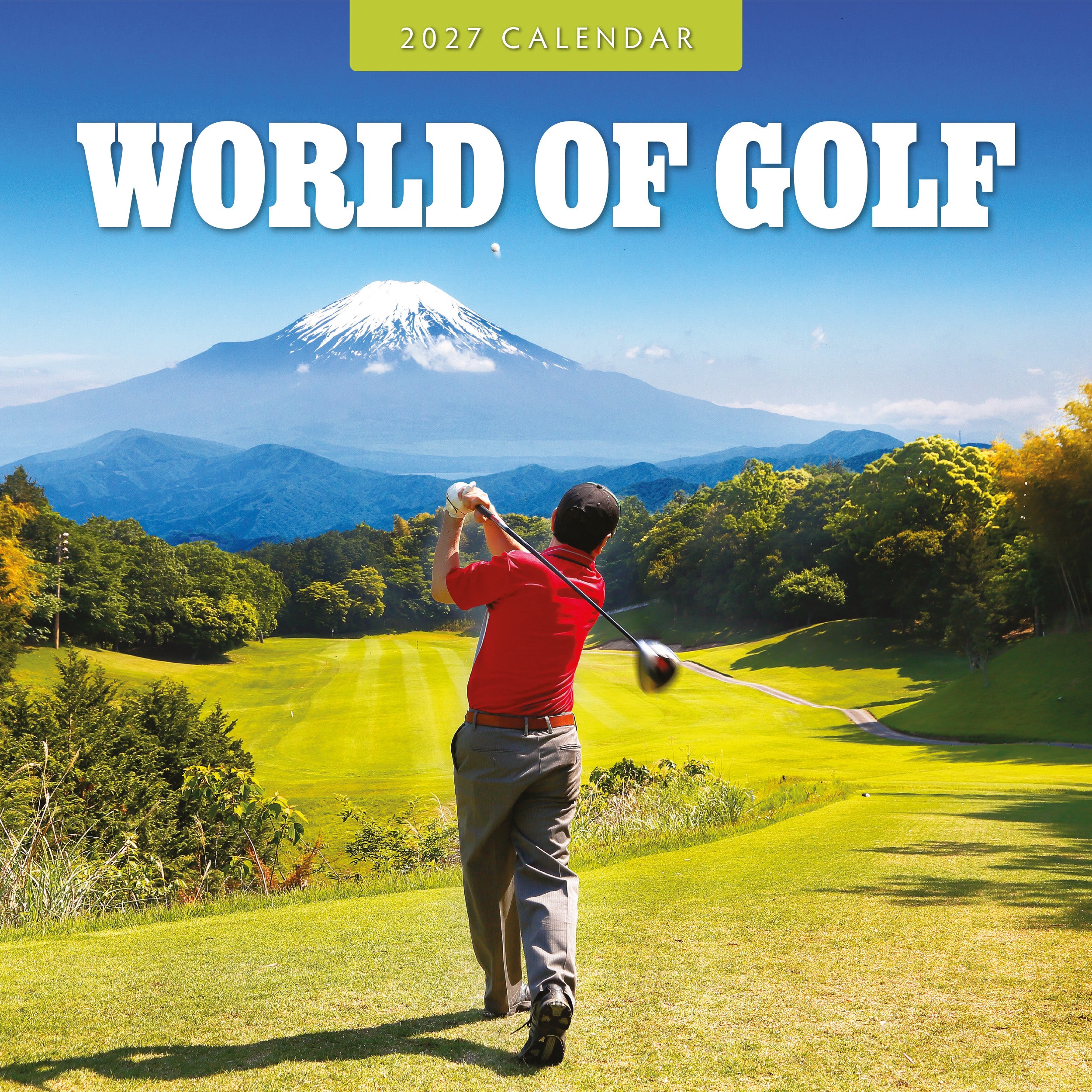 2027 World of Golf - Square Wall Calendar